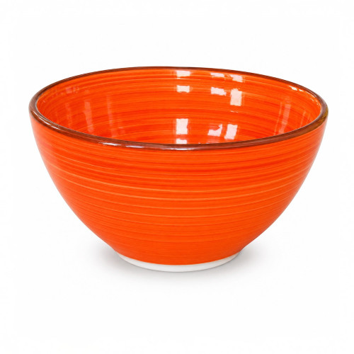 CER BOWL 9.5CM DEEP ROUND 2TONE W/LINES CER BOWL 9.5CM DEEP ROUND 2TONE W/LINES