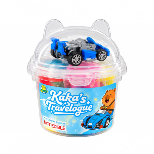 TOY PLAY DOUGH IN MINI TEDDY BAG W/CAR TOY PLAY DOUGH IN MINI TEDDY BAG W/CAR