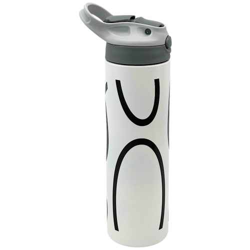 DRINKING BOTTLE 25CM W/FLAP&GRIP ASST DRINKING BOTTLE 25CM W/FLAP&GRIP ASST