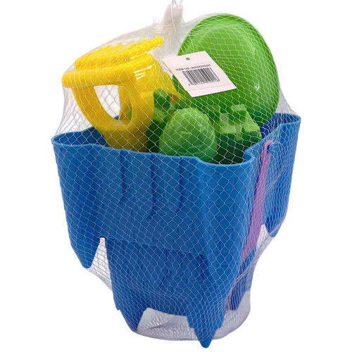 TOY BEACH BUCKET SET CASTLE W/ACCESSORIE TOY BEACH BUCKET SET CASTLE W/ACCESSORIE