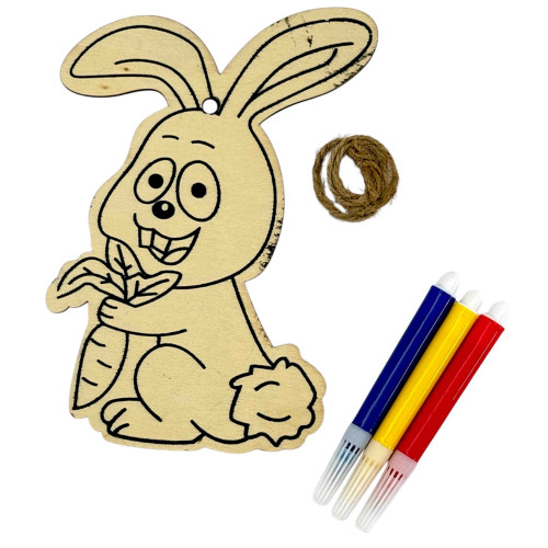 CRAFT WOODEN BOARD ASST W/COLOUR PENS CRAFT WOODEN BOARD ASST W/COLOUR PENS