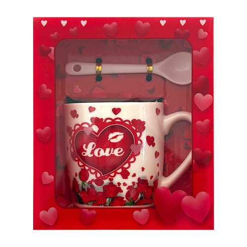 VLT MUG SET 2PC W/SPOON IN BOX ASST VLT MUG SET 2PC W/SPOON IN BOX ASST
