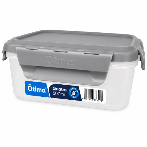 PL CONT 600ML RECT W/LOCK LID OTIMA PL CONT 600ML RECT W/LOCK LID OTIMA