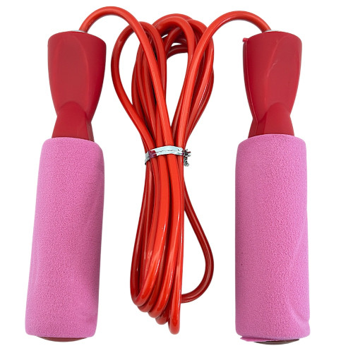 TOY SKIPPING ROPE W/SOFT HANDL TOY SKIPPING ROPE W/SOFT HANDL