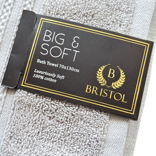 TOWEL B&S BATH LIGHT GREY 70X130CM BRIST TOWEL B&S BATH LIGHT GREY 70X130CM BRIST