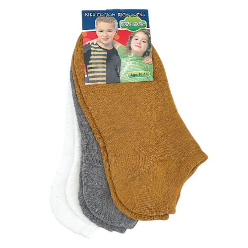 SOCKS KIDS ANKLETS/LONG 3PK SOCKS KIDS ANKLETS/LONG 3PK