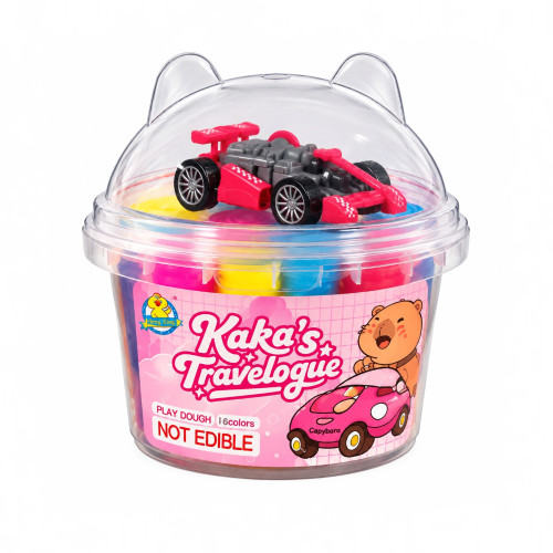 TOY PLAY DOUGH IN MINI TEDDY BAG W/CAR TOY PLAY DOUGH IN MINI TEDDY BAG W/CAR
