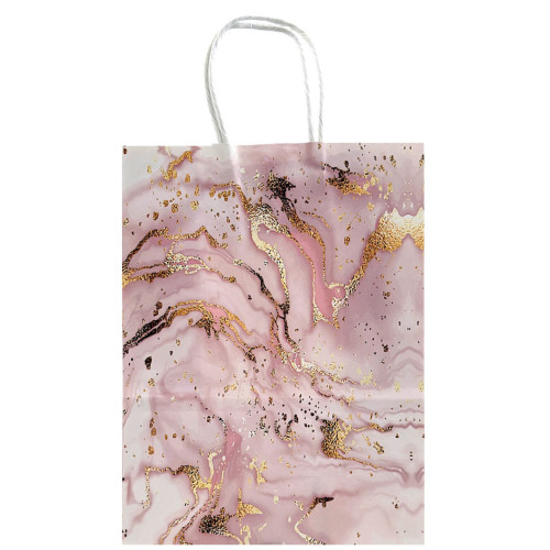 GIFT BAG 25X33CM MARBLE LOOK ASST COL GIFT BAG 25X33CM MARBLE LOOK ASST COL