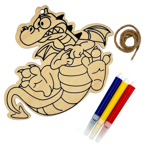 CRAFT WOODEN BOARD ASST W/COLOUR PENS CRAFT WOODEN BOARD ASST W/COLOUR PENS