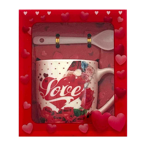 VLT MUG SET 2PC W/SPOON IN BOX ASST VLT MUG SET 2PC W/SPOON IN BOX ASST