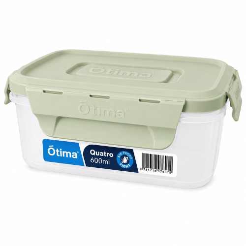 PL CONT 600ML RECT W/LOCK LID OTIMA PL CONT 600ML RECT W/LOCK LID OTIMA