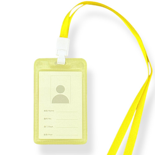 ID CARD / WORK PERMIT W/LANYARD 501 BLK ID CARD / WORK PERMIT W/LANYARD 501 BLK