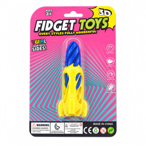 TOY FIDGET 3D SPACE ROCKET PRINTED 1s TOY FIDGET 3D SPACE ROCKET PRINTED 1s