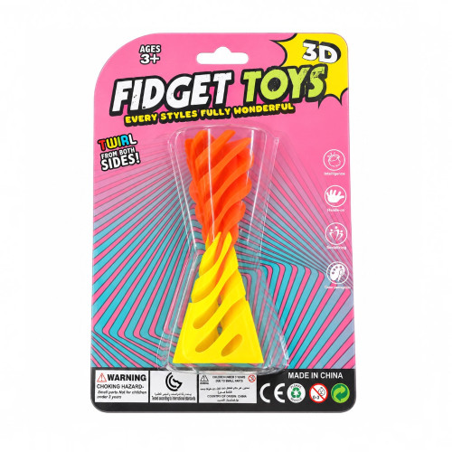 TOY FIDGET 3D PRINTED SPIRAL/TWIRL CONE TOY FIDGET 3D PRINTED SPIRAL/TWIRL CONE