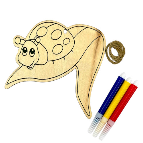 CRAFT WOODEN BOARD ASST W/COLOUR PENS CRAFT WOODEN BOARD ASST W/COLOUR PENS