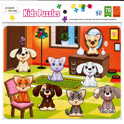 PUZZLE 70PCS 21CMX28CM PUZZLE 70PCS 21CMX28CM