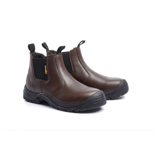 BOXER CHELSEA BOOT BROWN SIZE 6 BOXER CHELSEA BOOT BROWN SIZE 6